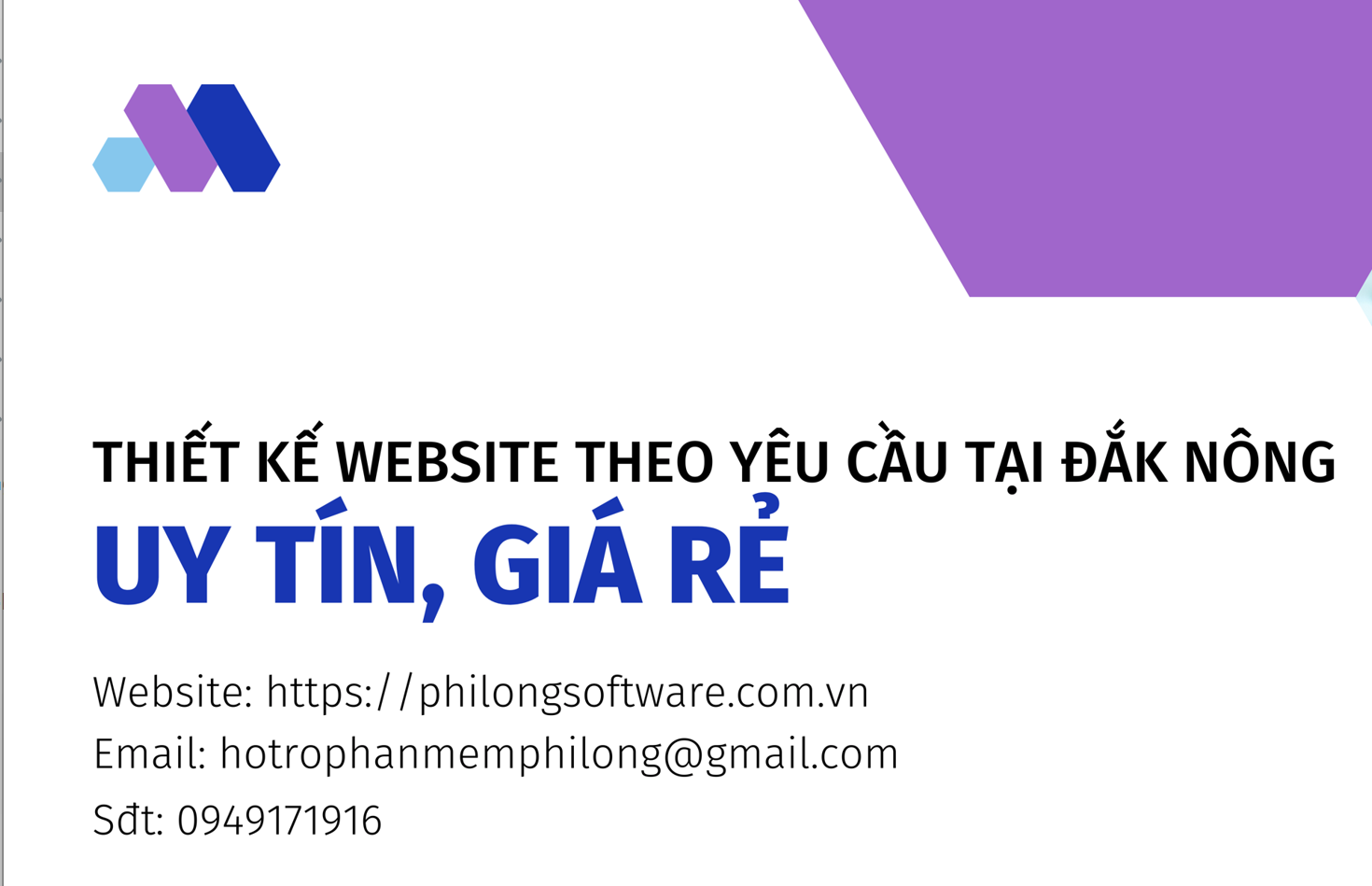 Thiết kế website tại Đắk Nông | Gia Nghĩa | Uy tín | Giá rẻ