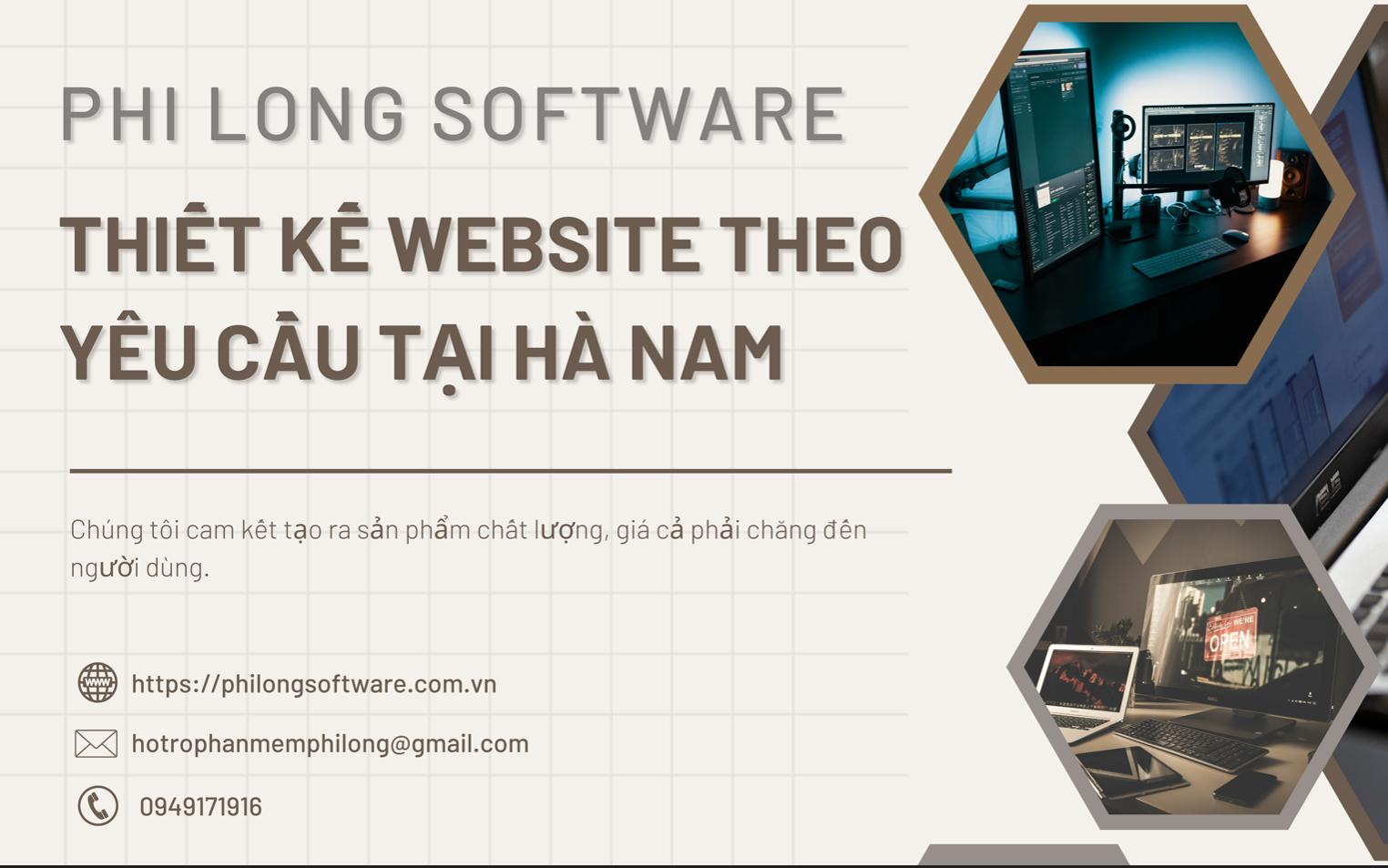 Thiết kế website tại Hà Nam | TP Phủ Lý | Chất lượng | Uy tín | Giá rẻ | Sử dụng vĩnh viễn trọn đời